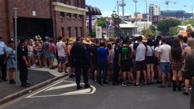 Thousands lined up in Brisbane today to get into Stereosonic