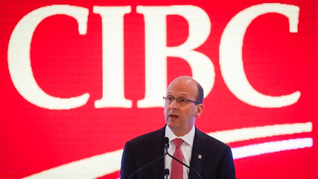 Victor G. Dodig president and CEO of CIBC says CIBC's Q4 profit dipped from the same quarter last year. But the bank's annual profit climbed more than 10 per cent to $3.59 billion