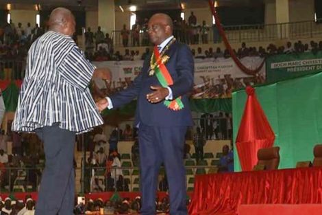 Mahama attends Burkinabe President-elect inauguration