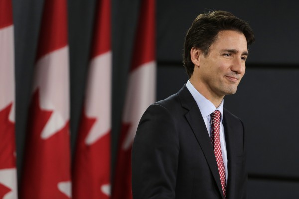 Trudeau was personally waiting at Toronto's Pearson Airport to greet incoming Syrian refugees