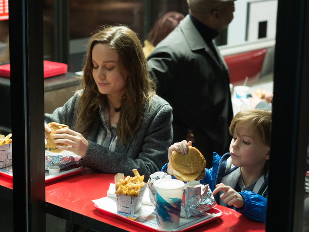 In this image released by A24 Films Brie Larson left and Jacob Tremblay appear in a scene from the film'Room. The movie opened in U.S. theaters on Oct