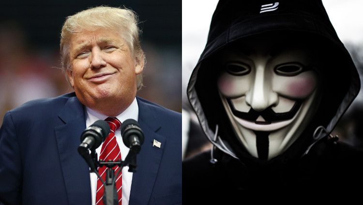 Anonymous Declare War on Donald Trump After Announcing #OpTrump