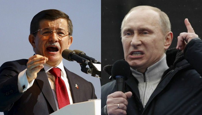 Putin Ahmet Davutoglu