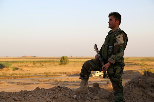 Peshmerga forces from Iraq's autonomous Kurdish region are deployed in the Bashiqa area northeast of Mosul and Turkey's Anatolia news agency said the troops