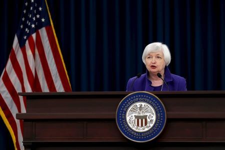 U.S. Federal Reserve Chairman Janet Yellen holds a news conference in Washingt