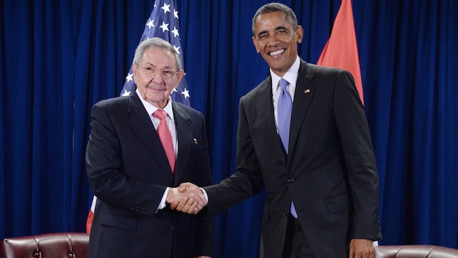 Barack Obama Raul Castro Cuba