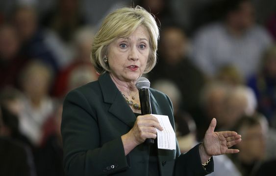 Hillary Clinton speaks during a town hall meeting Wednesday Dec. 16 2015 in Mason City Iowa