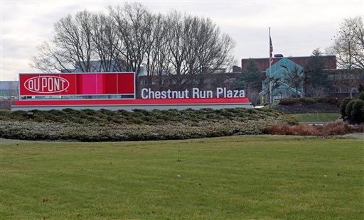 DuPont headquarters in Wilmington Del. Shares of Dow Chemical and Du Pont traded sharply higher Wednesday Dec. 9 2015 amid reports that the two chemical giants are in advanced merger discussions