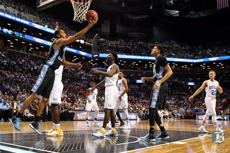 USA Today Sports   North Carolina forward Brice Johnson shoots a reverse layup during the second half against UCLA at Barclays Center