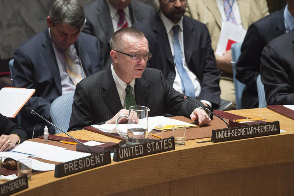 Under-Secretary-General for Political Affairs Jeffrey Feltman. UN