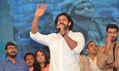 Prabhas Polite Reply To Pawan Kalyan Fans In Loafer Audio Launch