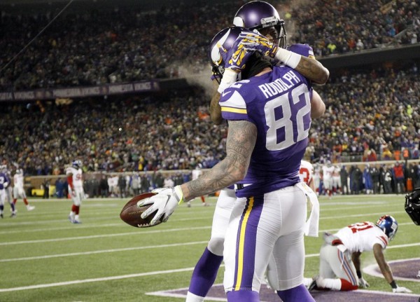 Mike Wallace Kyle Rudolph