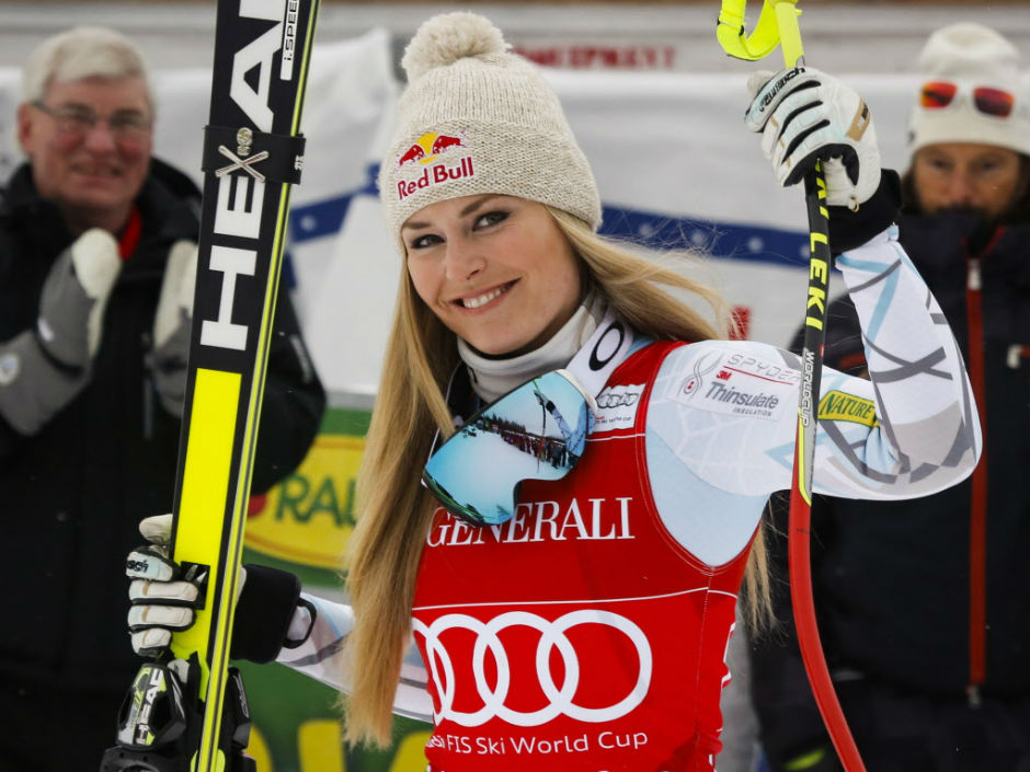 Vonn skis to 16th Lake Louise victory