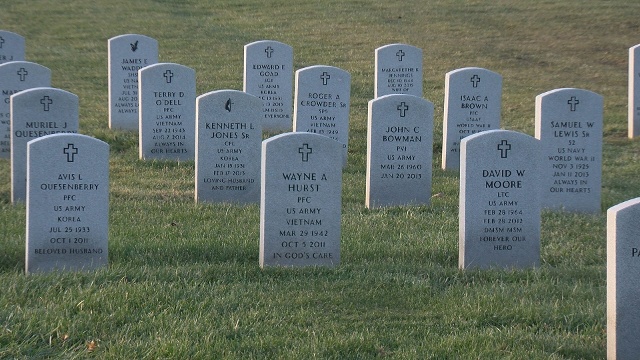 Veterans at the Southwest Virginia Veterans Cemetery