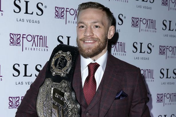 UFC Superstar Conor Mc Gregor and Octagon Girl Brittney Palmer Host Official UFC 194 After Party at Foxtail Nightclub