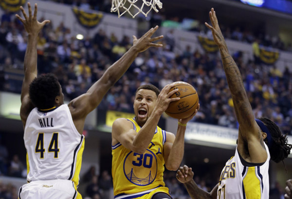 Warriors defeat Pacers to improve to 23-0