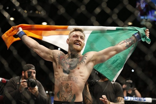 Conor Mc Gregor seizes the moment in an explosion of what-just-happened