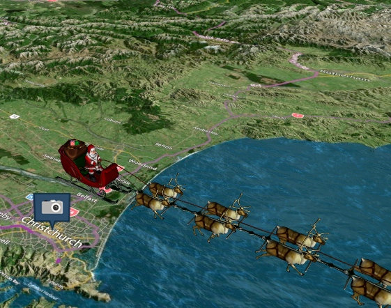 Where is Santa now? Follow along Christmas Eve with the Santa Claus tracker as he delivers gifts globally