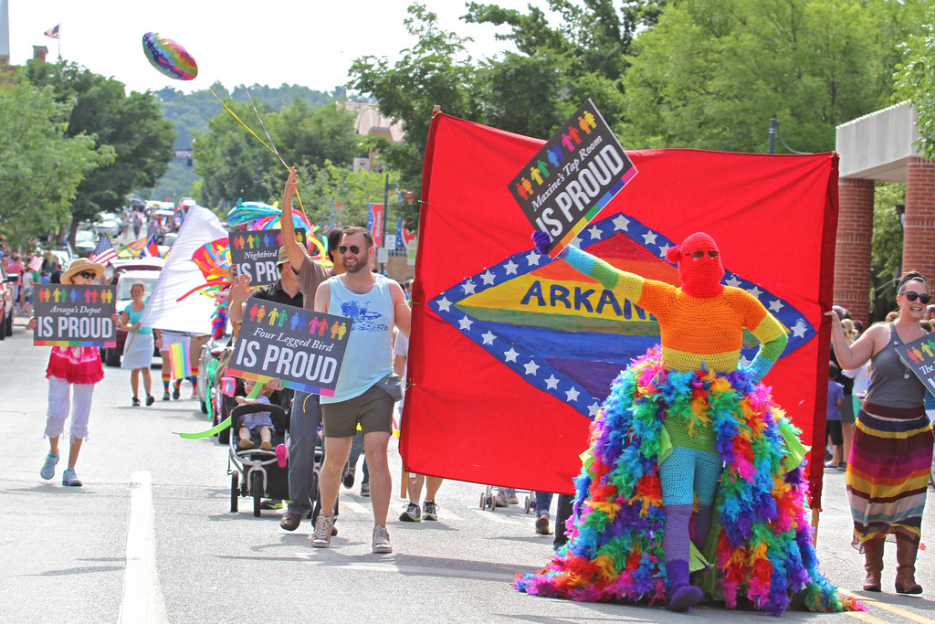 Pride Parade Dickson Street