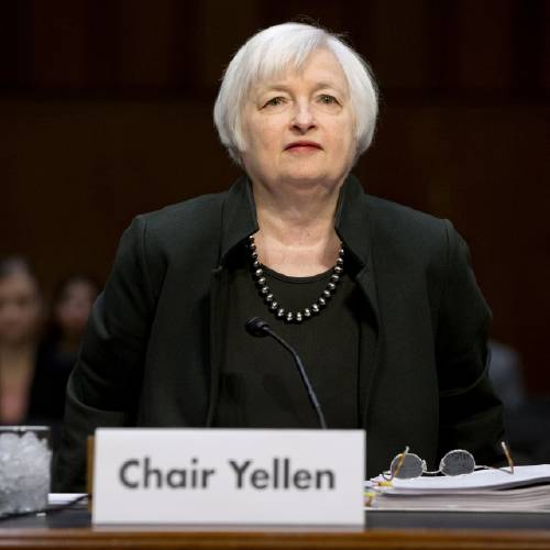 Chair Janet Yellen arrives on Capitol Hill in Washington Thursday Dec. 3 2015 to testify before the Joint Economic Committee. Yellen said that economic conditions are falling into place for policymakers to raise interest rates