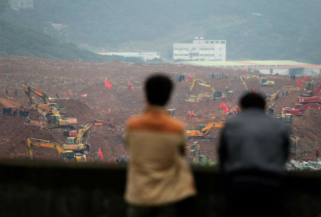 41 missing in industrial park landslide in China's Shenzhen