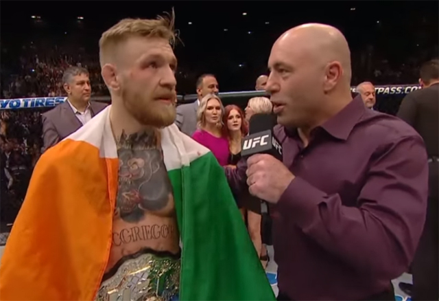 Conor Mc Gregor post fight interview