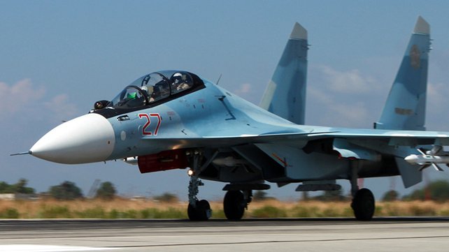 A Russian SU-34 fighter bomber plane allegedly violated Turkish airspace