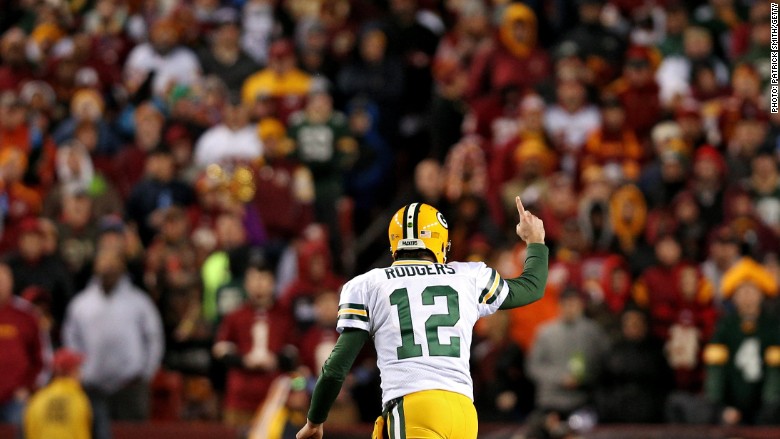 Aaron Rodgers led the Green Bay Packers over the Washington Redskins on NFL's Wild Card weekend