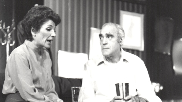 Abe Vigoda starring in a 1982 production of The Fifth Season at Stage West in Calgary. People Magazine mistakenly reported his death while he was in town