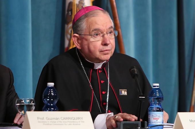 Abp. Jose Gomez at the Pontifical North American College on May 2 2015. Credit Daniel Ibanez  CNA