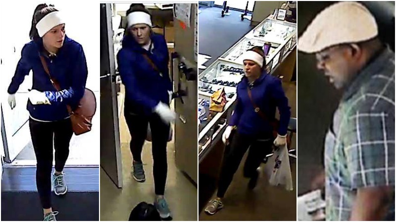 Accomplice of woman accused of robbing Southern jewelry stores identified