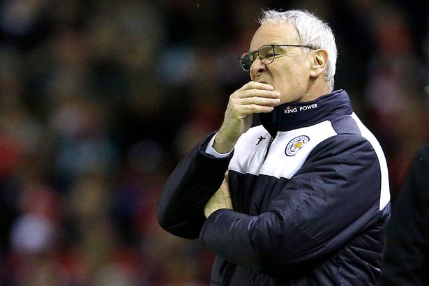 Claudio Ranieri looks dejected