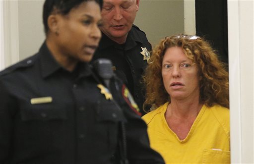 Tonya Couch appears in court in Fort Worth Texas Friday Jan. 8 2016. The mother of Ethan Couch who used an'affluenza defense after killing people in a drunken-driving wreck appeared in court on a charge of hindering the apprehension of a felon. (Ro