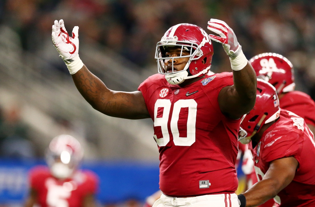 Alabama defensive tackle Jarran Reed