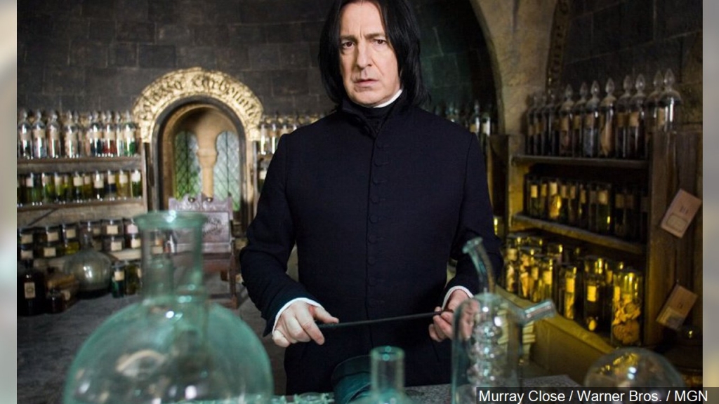 British actor Alan Rickman a stage and screen actor best recognized as Professor Snape in the'Harry Potter films has died