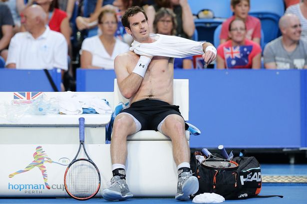 Andy Murray slumped to defeat in Perth