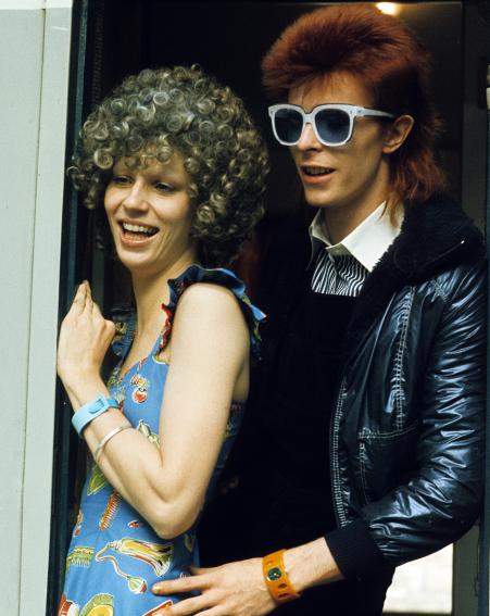 Angie and Bowie during their 10 year marriage which ended in 1980