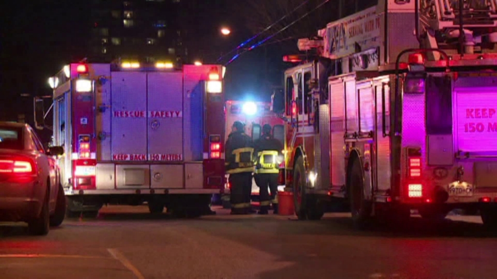 As many as 30 men women and children were treated for exposure to pepper spray by paramedics and the Vancouver Fire and Rescue service