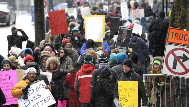 BREAKING: Teacher Sick-Out Closes Most Detroit Schools