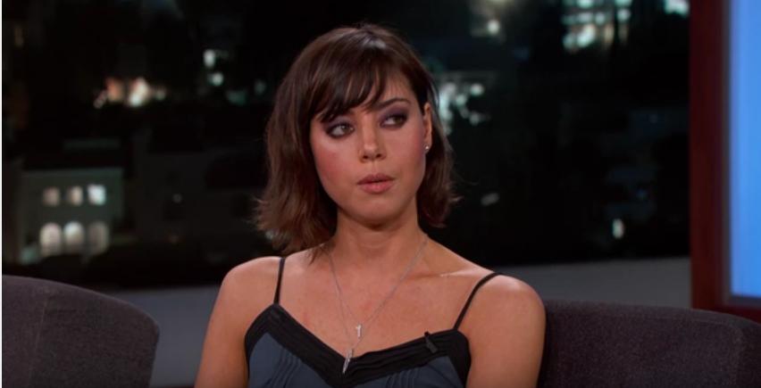 Aubrey Plaza Jimmy Kimmel Live 2016