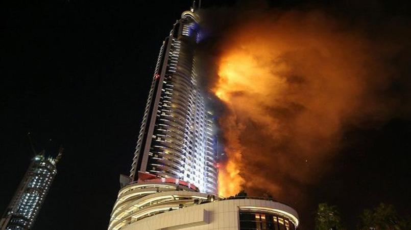 Huge fire erupts at Dubai hotel, site of New Year celebrations