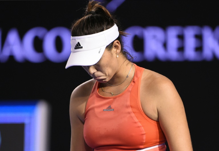 AFP  William West Defeat was a setback for Spain's Garbine Muguruza after a stellar 2015 which saw her reaching the Wimbledon and Wuhan finals winning in Beijing and making the semis at the WTA Finals