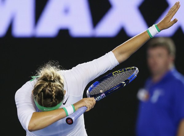 Azarenka positive about loss to Angelique Kerber