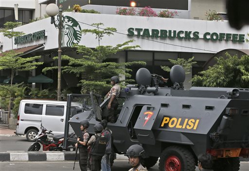 IS claims Jakarta attacks that left 5 gunmen, 2 others dead