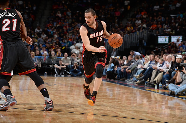 Beno Udrih dribbles the ball against the Denver Nuggets on Jan. 15