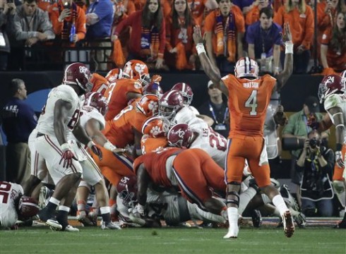 Playoff Championship Clemson Alabama Football