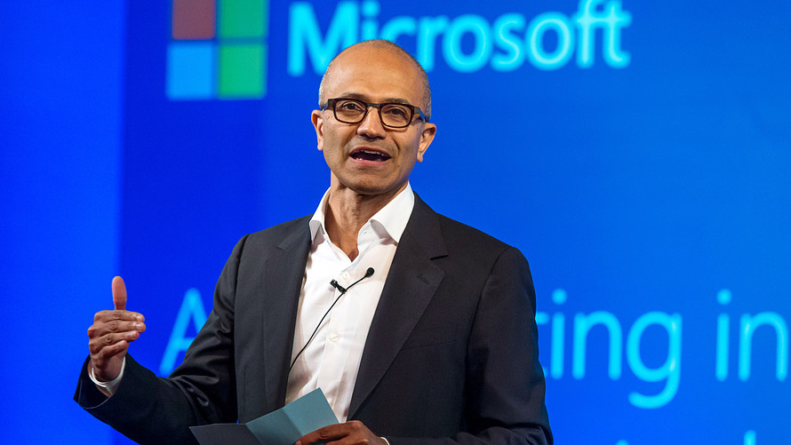 Bloomberg News              Microsoft Chief Executive Satya Nadella says “the enterprise cloud opportunity is massive.”