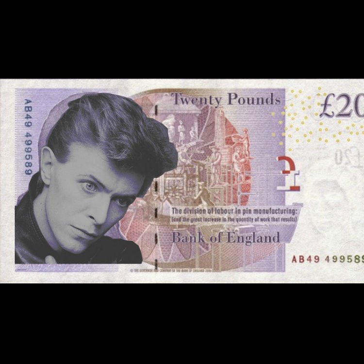 David Bowie petition 20 pound note Bank Of England