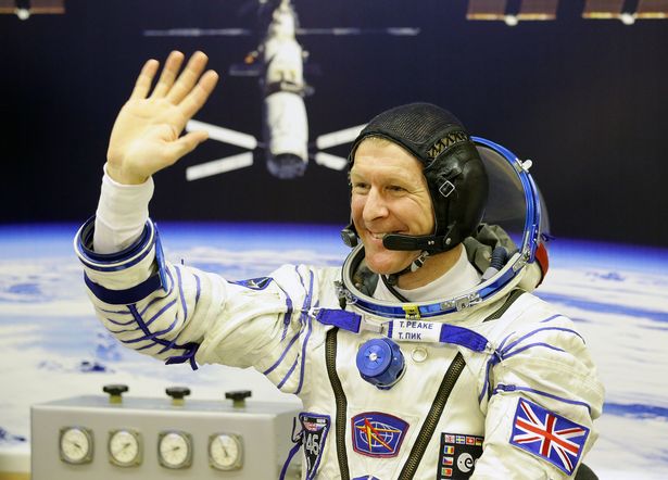 British astronaut Tim Peake