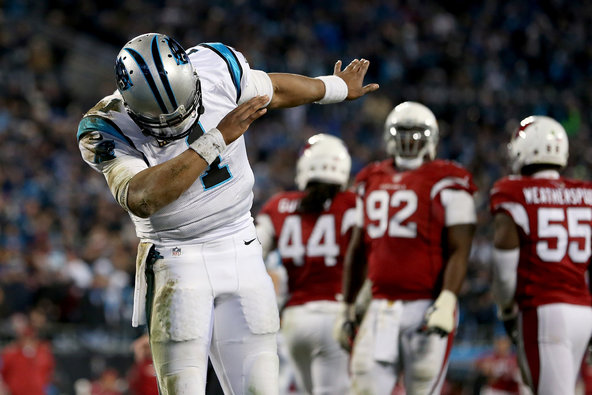 Panthers quarterback Cam Newton scored four touchdowns in Carolina’s N.F.C. Championship victory over the Arizona Cardinals on Sunday